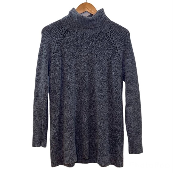 American Eagle Turtleneck Knit Sweater Grey Size Large - Picture 2 of 4